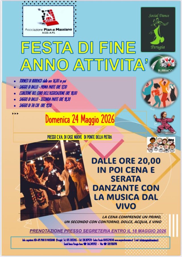 Festa di fine anno attività 2025-2026
